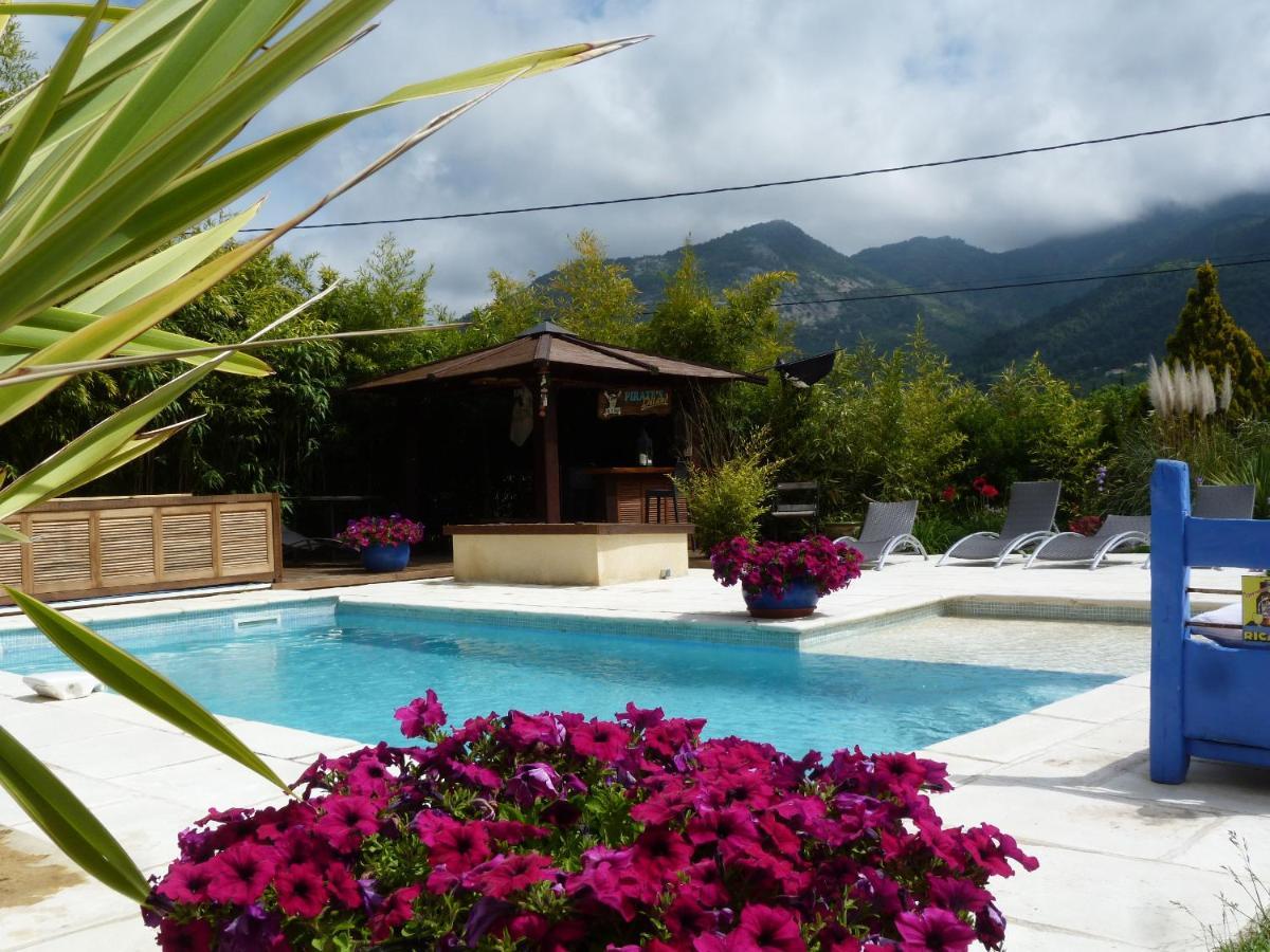 Les Bambous B&B Levens Exteriör bild